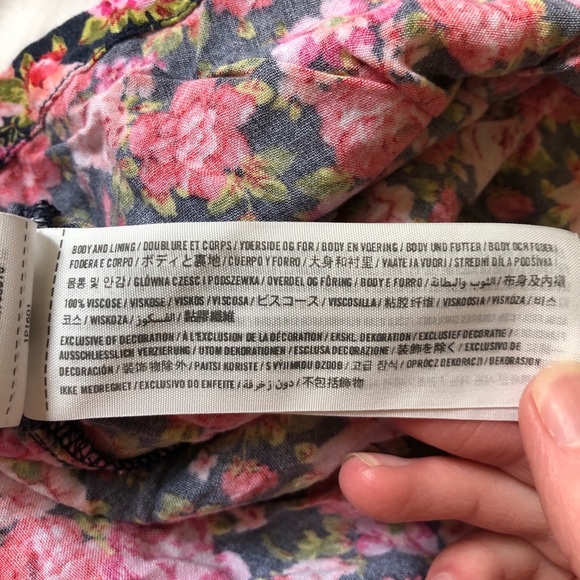 floral Abercrombie & Fitch strapless dress - Picture 7 of 8